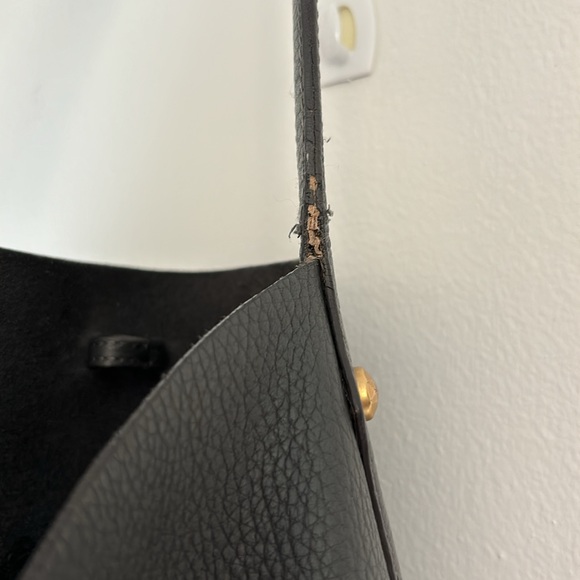 Gray Annabel Ingall Large Leather Tote Bag - Picture 3 of 4